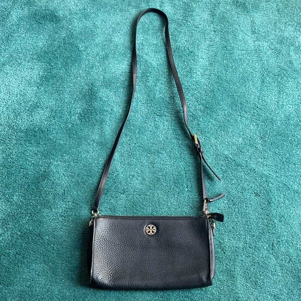 Tory Burch Black Leather Crossbody Bag